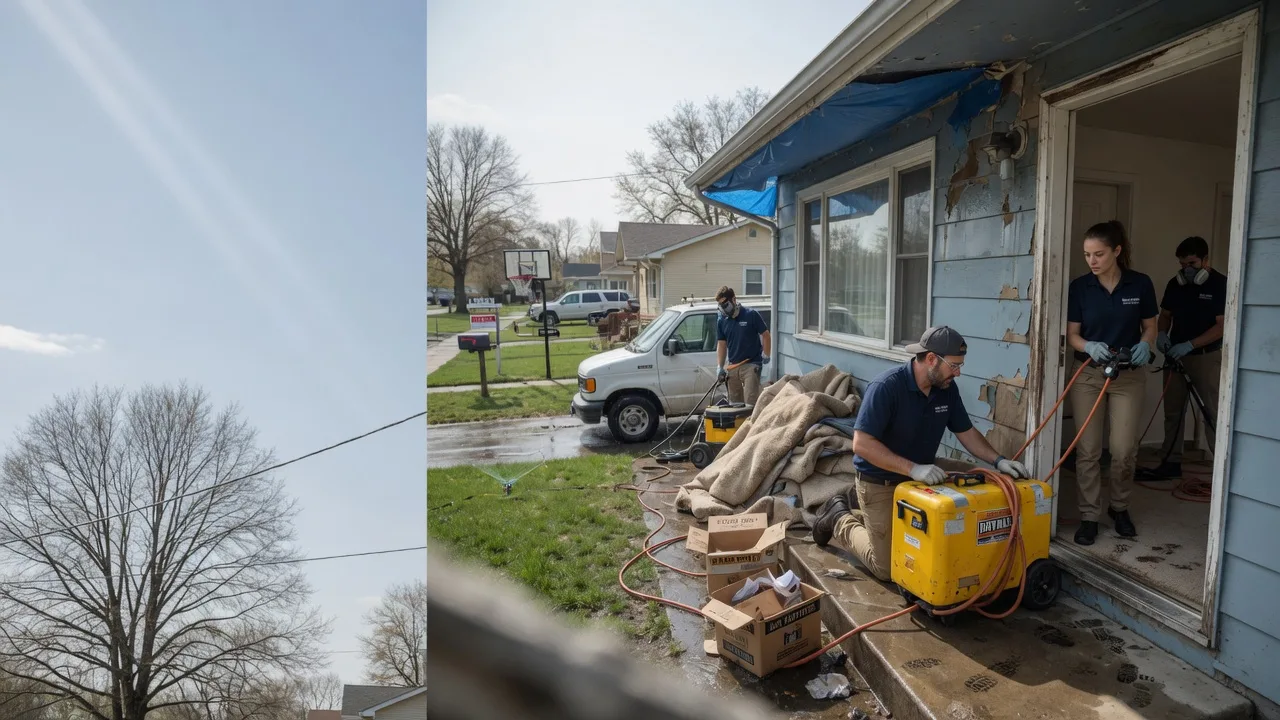 Basement Flood Cleanup in Cohoctah, MI near me